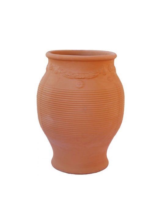 Ceramart Πιθάρι Πήλινο Καφέ 43x43x57εκ.