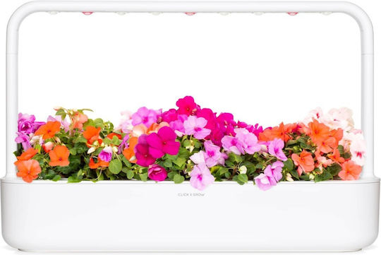 Click and Grow The Smart Garden 9 Self-watering Planter Box Plastic White 60.4x18.4x39.6cm.