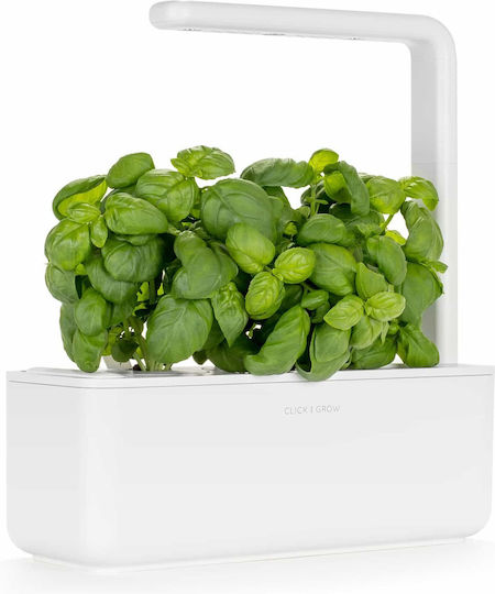 Click and Grow The Smart Garden 3 Self-watering Planter Box Plastic White 32x23x21cm.