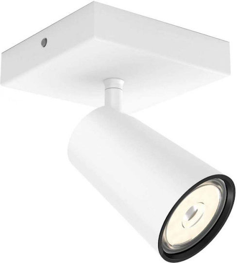 Philips Myliving Paisley Einzel Spot mit Fassung GU10 in Weiß Farbe