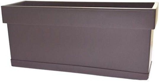 Blumenkasten Kunststoff Grey Brown 38x18x17cm.