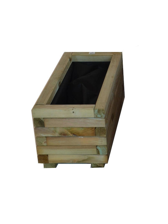 Showood Planter Box Wooden Brown 70x30x28cm.