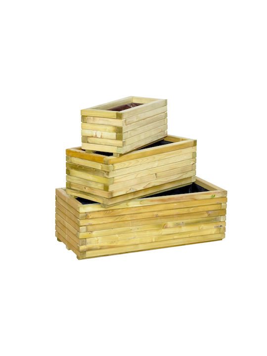 Showood Planter Box Wooden Brown 70x30x28cm.