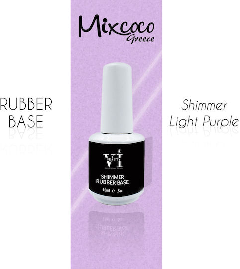 Mixcoco Base Coat για Ημιμόνιμα Βερνίκια Rubber 15ml
