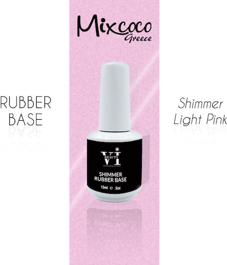 Mixcoco Base Coat για Ημιμόνιμα Βερνίκια Rubber 15ml