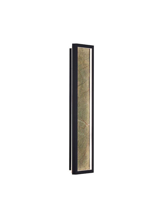 Viokef Modern Leuchte Wand mit Integrierter LED und Warmweißes Licht Braun 15x15cm