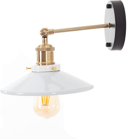 Artekko Lamp Wall White 24x24x14cm Artekko Lamp Wall White 24x24x14cm