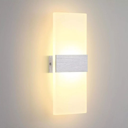 Led7 Break Lumină De perete LED Alb 10cm Led7 Break Lumină De perete LED Alb 10cm