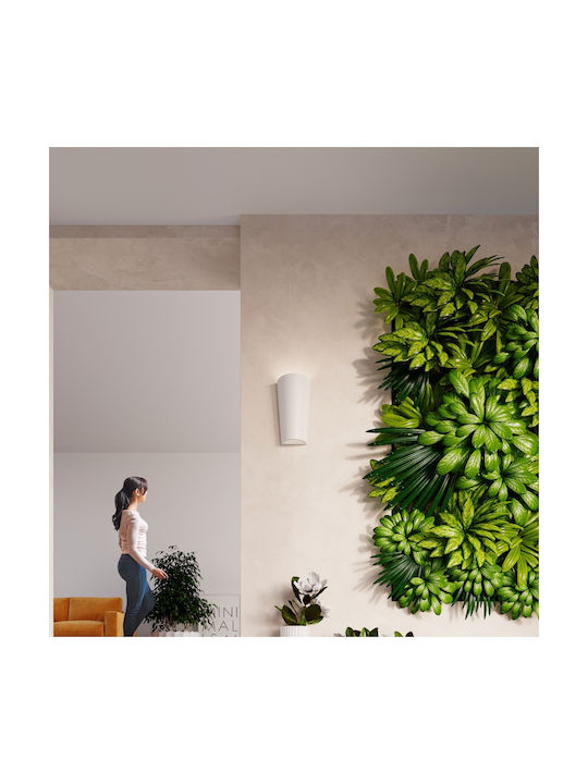 Sollux Lana Classic Lamp Wall with Socket E27 White 16x20x20cm