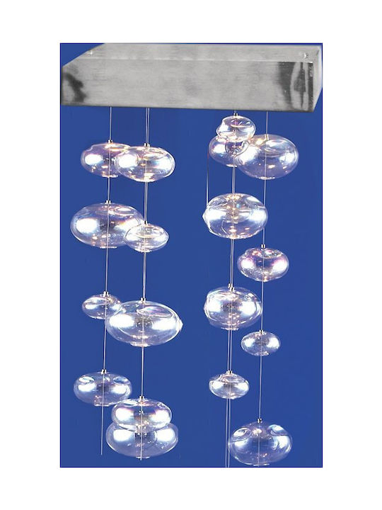 Aca Bubbles Lamp Wall Silver 12cm