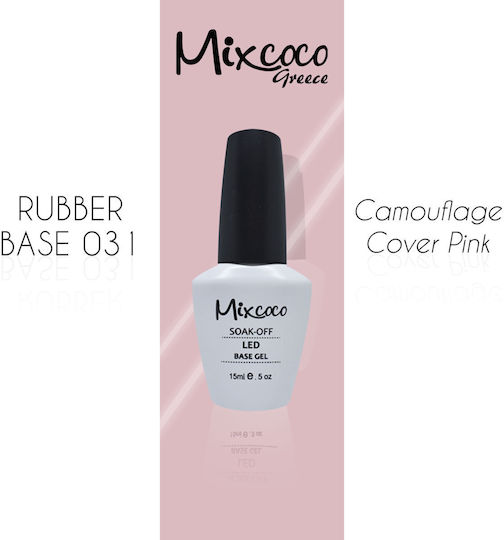 Mixcoco Base Coat για Ημιμόνιμα Βερνίκια Rubber 15ml