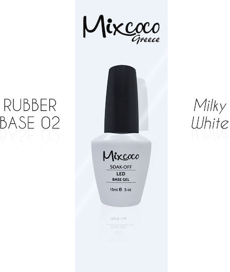 Mixcoco Base Coat για Ημιμόνιμα Βερνίκια Rubber 15ml