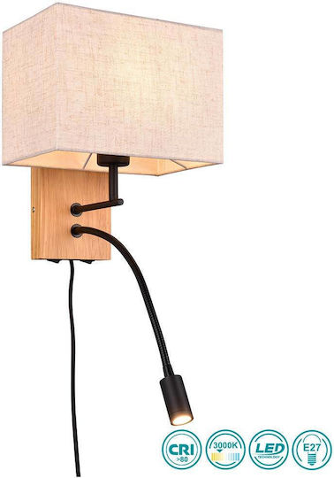 Trio Lighting Lamp Wall Black 30x25cm Trio Lighting Lamp Wall Black 30x25cm