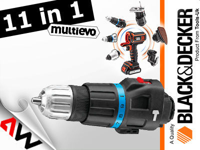 Black & Decker MTHD5 Κεφαλή Δραπανοκατσάβιδου Κρουστικής Δράσης (Multievo) 10