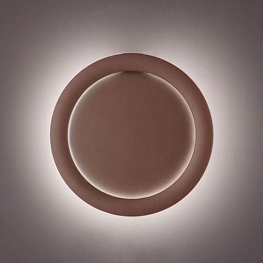 Viokef Wandmontiertes Außenwandleuchte LED IP65 16W mit Warmweißem Licht 23x23cm