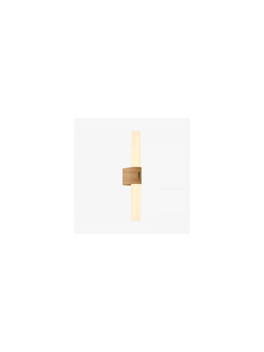 Nordlux Helva Wall Lamp with Integrated LED and Warm White Light Beige 42.5x10.5x5.7cm