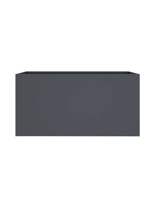 vidaXL Blumenkasten Kunststoff Charcoal 62x29x30cm.