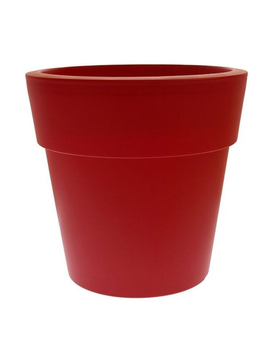 Viomes Linea Pot Plastic Bordeaux 30x30x28.5cm.