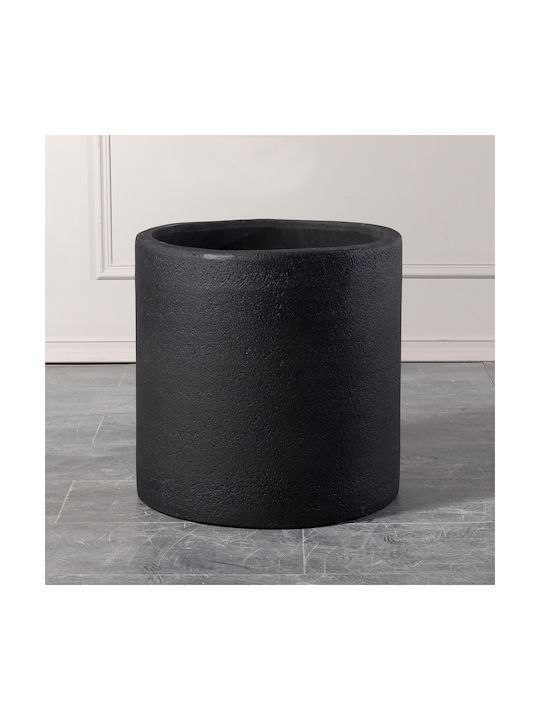 Supergreens Flower Pot 50x48cm in Black Color D-6470-8