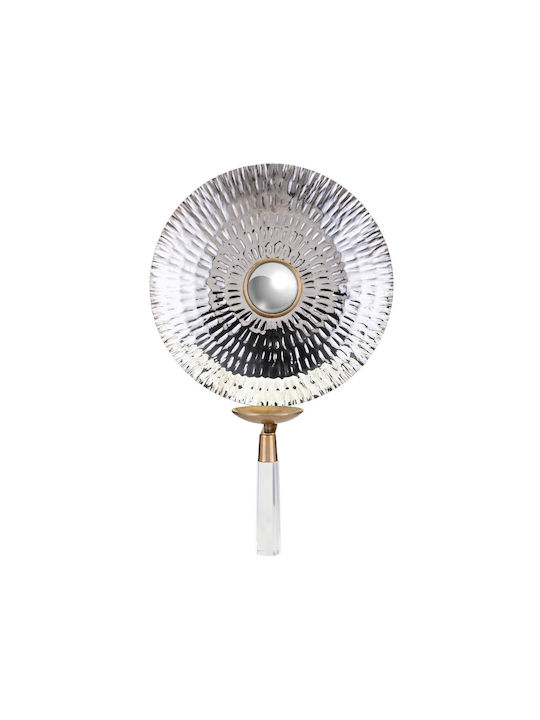 Artekko Lamp Wall Gold 14x14x14cm