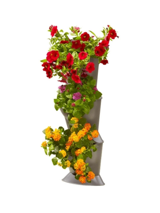 Gardena Set Vertikale Bepflanzung Ecke NatureUp! Set 3 Töpfe Kunststoff