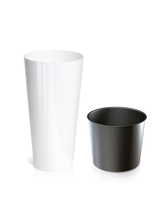 Prosperplast Tubus Slim Pot Plastic 20x20x38.1cm.