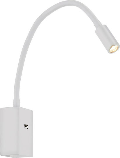 VK Lighting Единично LED Топло бяло Спот в Бял Цвят VK Lighting Единично LED Топло бяло Спот в Бял Цвят