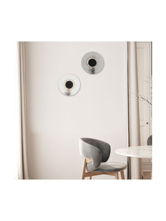 Zambelis Lights Modern Lamp Wall with Integrated LED and Warm White Light Black 28x4.5cm