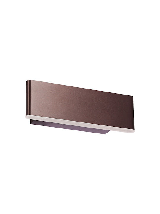 MSA Leuchte Wand LED Braun