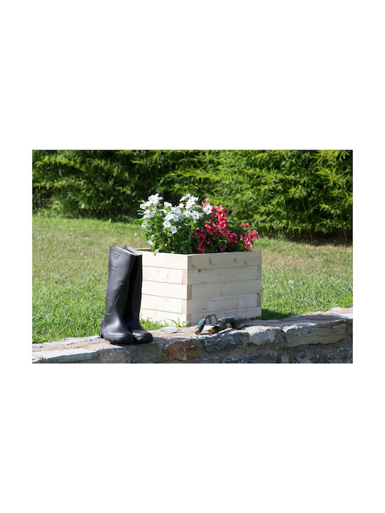 Woodware Γλάστρα Ξύλινη Μπεζ Woodware Γλάστρα Ξύλινη Μπεζ