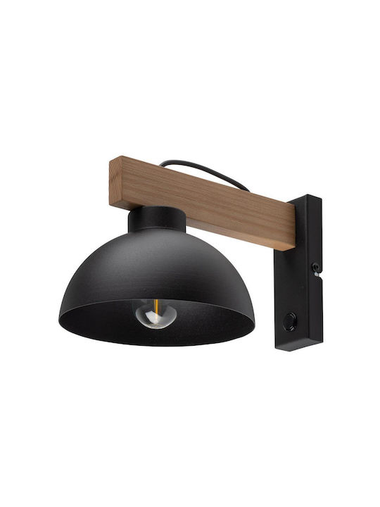 TK Lighting Φωτιστικό Τοίχου Καφέ 18x20εκ. TK Lighting Φωτιστικό Τοίχου Καφέ 18x20εκ.