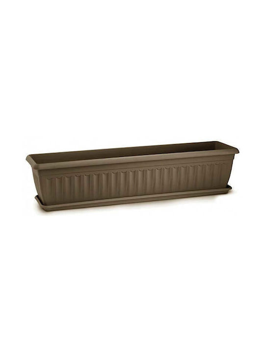 Atmosphera Corfu 480 Planter Box 80x17.5cm in Brown Color 10.04.0480SP