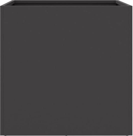 vidaXL Planter Box Plastic Black 49x46x47cm.