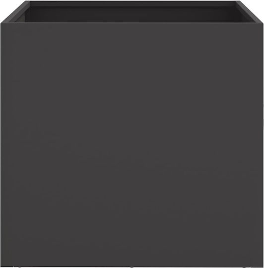 vidaXL Planter Box Plastic Black 49x46x47cm.