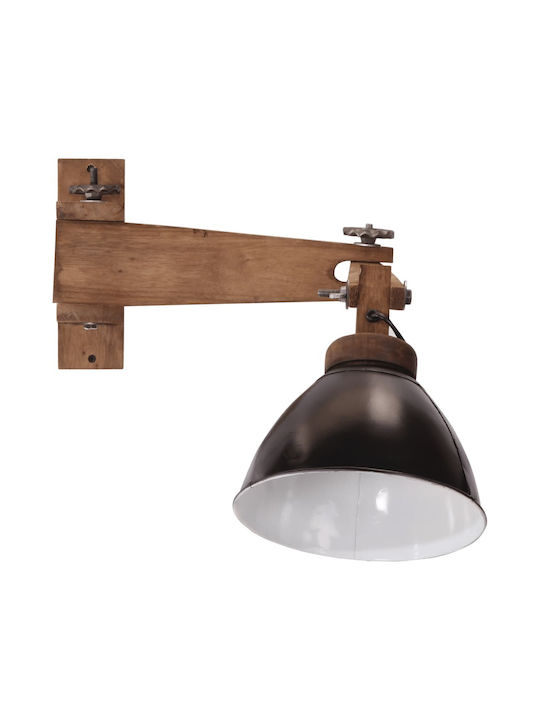 vidaXL Leuchte Wand Schwarz 6.5cm