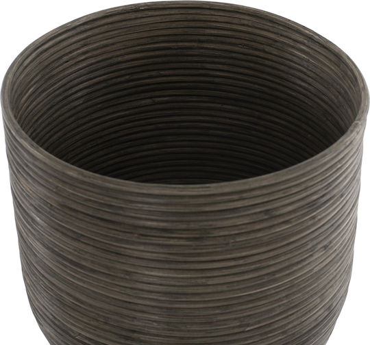 HomeMarkt Pot Bamboo Natural/Green 31x31x80cm.