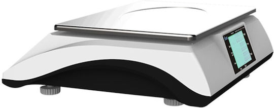 iScale Electronic Retail Scale with Column with Weighing Capacity of 30kg and Division 10gr