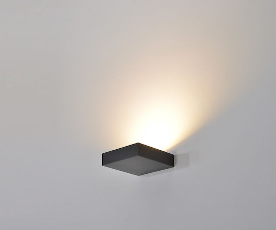 Luma Lamp Wall LED Black 14x14cm Luma Lamp Wall LED Black 14x14cm