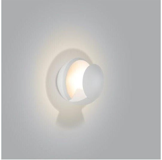 Luma Wandmontierte Außen-Deckenleuchte LED IP54 6W mit Warmweiß Licht 10x10εκ.