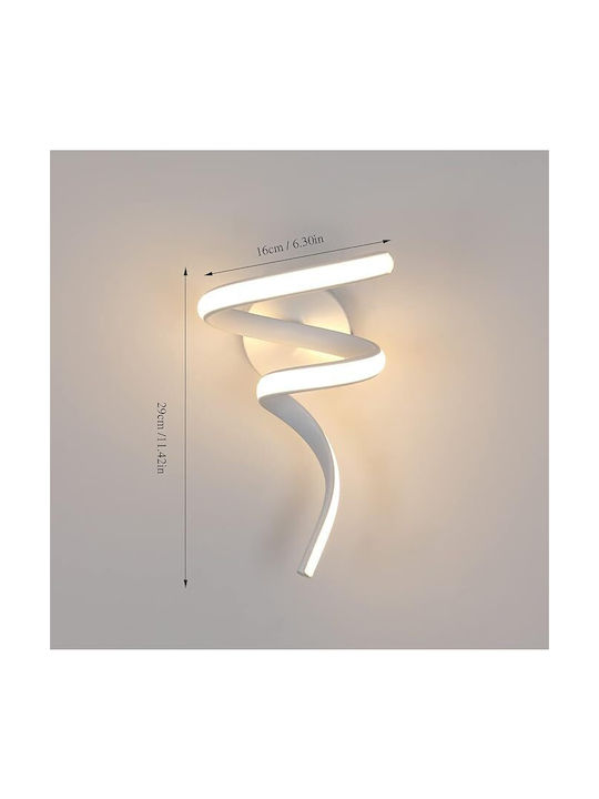 Home Lighting Modern Lamp Wall with Integrated LED and Warm White Light 23cm