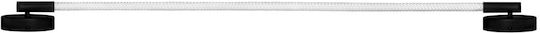 Lamp Wall with Integrated LED and Natural White Light Black 6.5cm
