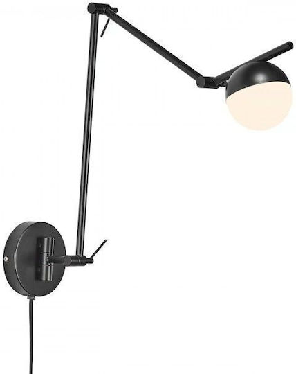Nordlux Contina Modern Lamp Wall with Socket G9 Black 10cm