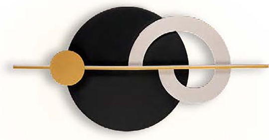 Luma Modern Lamp Wall with Integrated LED and Warm White Light Gold 100cm