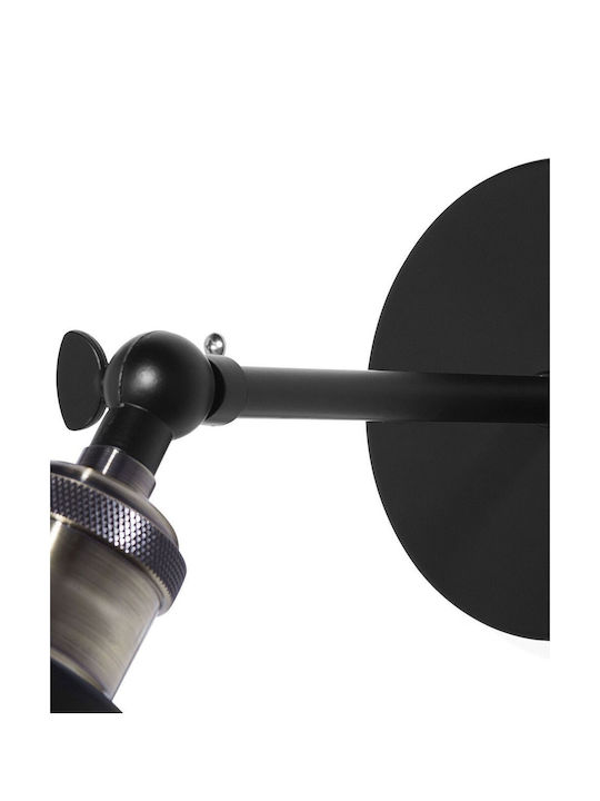 Beliani Modern Lumină de Perete Negru 14cm