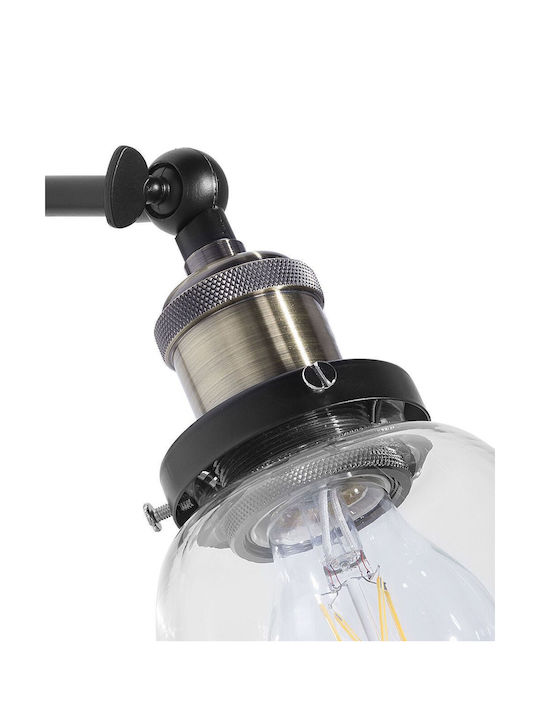 Beliani Modern Lumină de Perete Negru 14cm