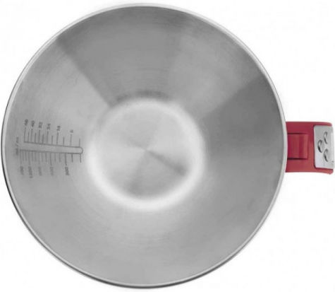 Lacor Ψηφιακή Ζυγαριά Κουζίνας με Κάδο έως 5kg Κόκκινη