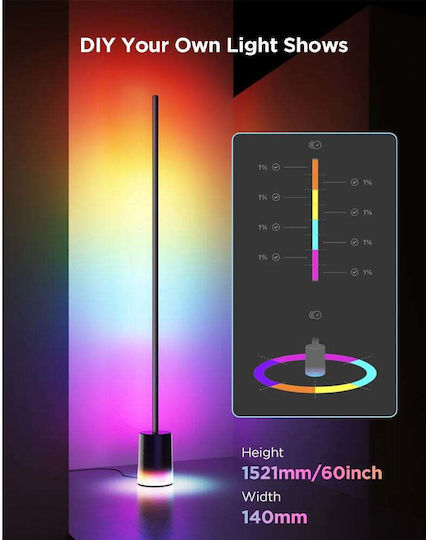 Govee LED Стояща Лампа В152.1xШ14см 1725lm Черна