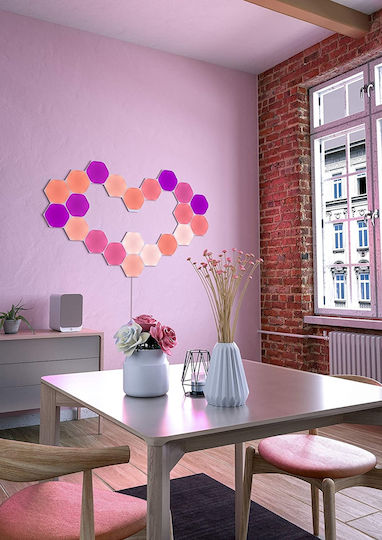 Nanoleaf Умен Декоративен LED Осветителен Тяло RGB Шестоъгълник 15 Бр