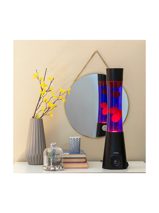 InnovaGoods Διακοσμητικό Φωτιστικό E14 Lava Lamp 10.7x10.7x42εκ.