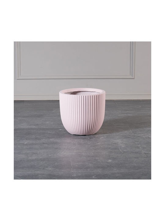 Supergreens Pot Ceramic Pink 34x34cm.
